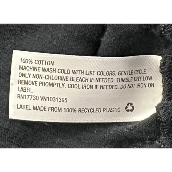 Universal Thread Black Cinched Sides Cropped Short Sleeve Top Reg Size Medium - Picture 4 of 6